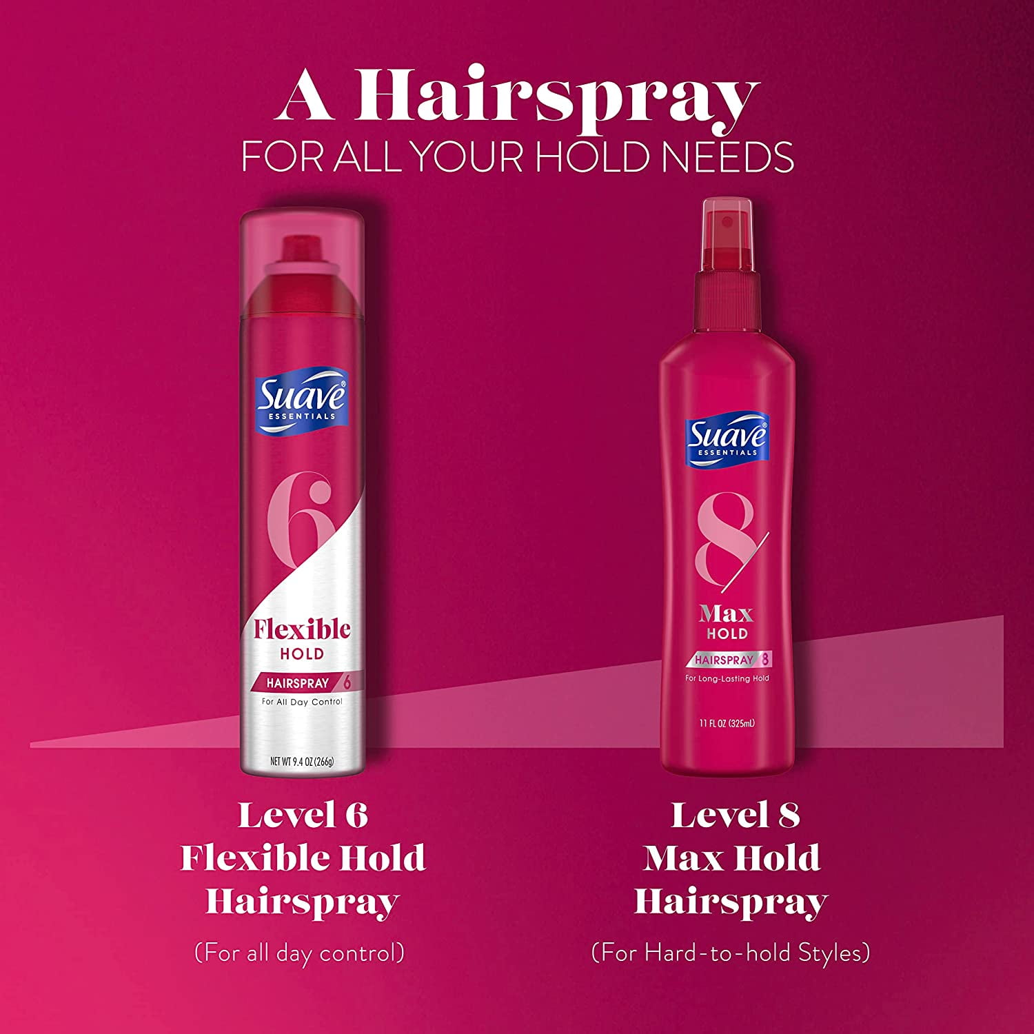 (3 pack) Suave Max Hold Non Aerosol Hairspray , 11 oz