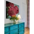 thumbnail image 6 of Red Ranunculus Painting Print on Wrapped Canvas, 6 of 7