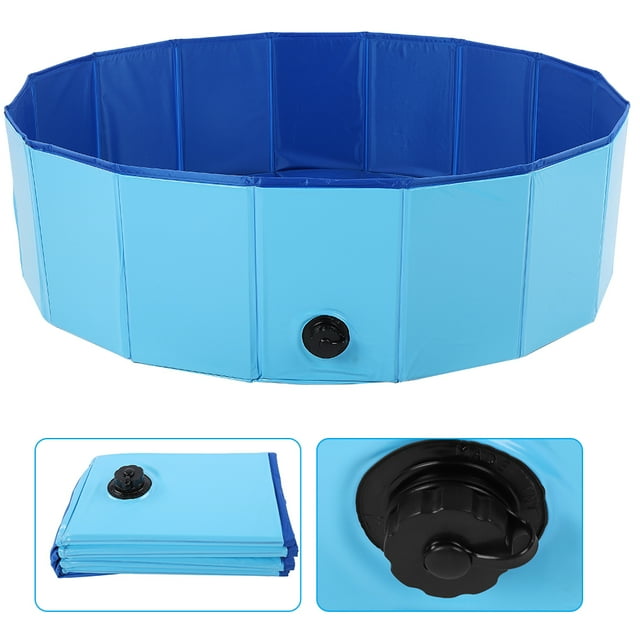 Bain Pliable pour Animaux, Baignoire de Natation Pliable pour Chiens et Chats, Piscine pour Chien, Bleu, Piscine Pliable pour Chien, Bain pour Animaux, Baignoire de Natation, Chien pour Animal Rouge, Bleu