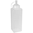 thumbnail image 1 of Botella exprimible para panqueques, botella para salsa, botella exprimidora para salsas, botella pulverizadora, botella exprimible de plástico de gran capacidad, 1 of 4