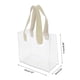 thumbnail image 3 of Unique Bargains 1 Pc Bolsa de Regalo Reutilizable Duradera Ligera con Asa Beige, Transparente Pequeña, 3 of 5