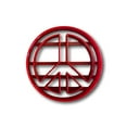 thumbnail image 1 of Peace Symbol Coupe-Cookies (4 Pouces) - Livraison Rapide - Bords Tranchants - Qualité Exceptionnelle, 1 of 5