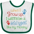 thumbnail image 3 of Inktastic Dental Hygienist Like Mommy Boys or Girls Baby Bib, 3 of 4