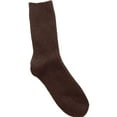 thumbnail image 2 of Lian LifeStyle Women's 1 Pair Knitted Wool Socks One Size 7-10 Brown, 2 of 2