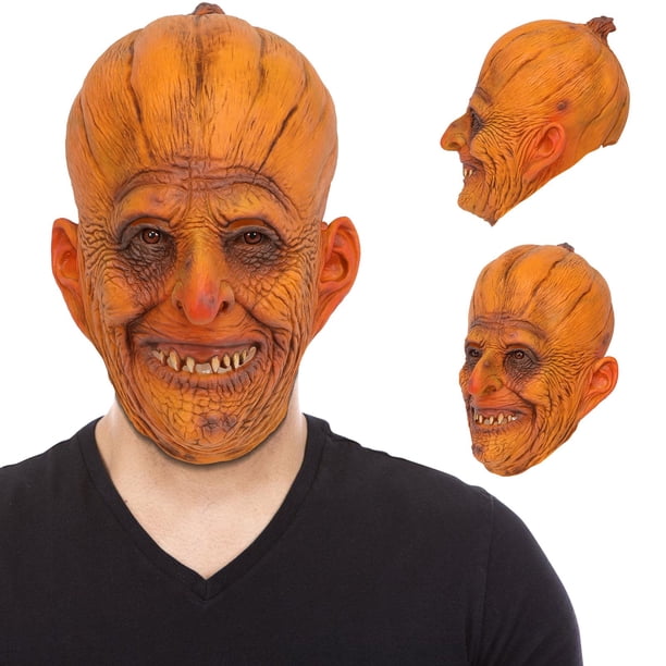Máscara asustadiza TBKOMH Decoración Facial de Halloween Sombrero de Terror