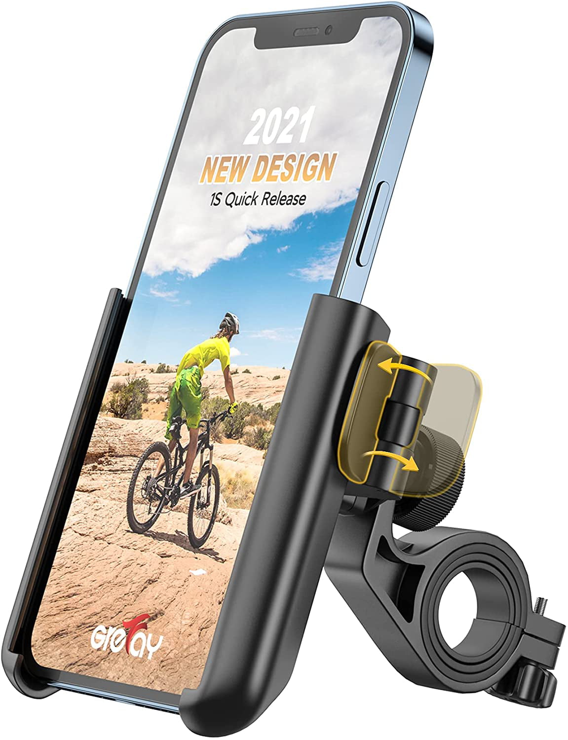 Universal Plastic MTB Road Bike Bicycle Handle Bar Mount Mobile Phone Holder 