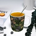 thumbnail image 5 of Disketp Camouflage Skulls Large Coffee Mug with Handle Tea Cup Novelty Coffee Cup for Men Women Office Work, 5 of 6