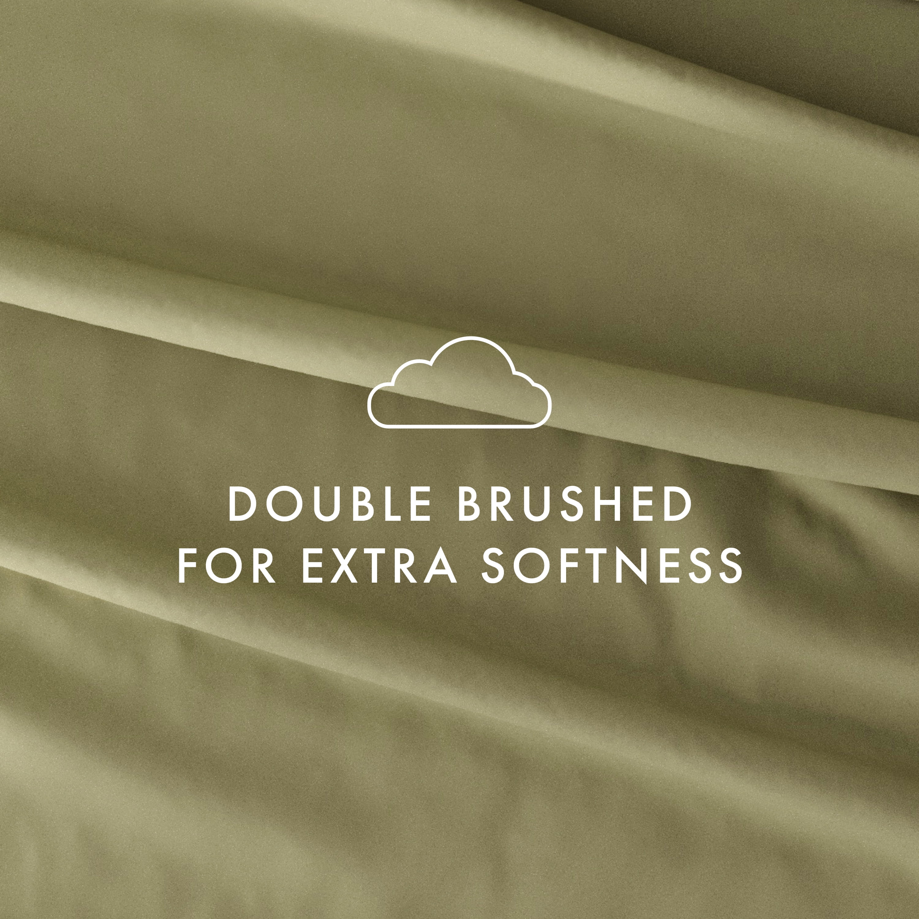 Noble Linens 4 Piece Solid Microfiber Bed Sheet Set, Sage, California King