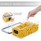 thumbnail image 2 of Recipiente grande para almacenar alimentos NQ organizador de cocina hermético plástico sin BPA con 1 taza medidora negra, 2 of 2