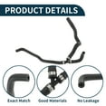 thumbnail image 4 of Manguera del radiador Unique Bargains Manguera de calefacción del radiador Manguera de salida del radiador Número 17127589731 para BMW X5 4.4L 2010-2013 Tubo de refrigerante de goma Negro 1 Pc, 4 of 6