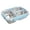 Blue, variant on Rdausd Stainless Steel Bento Box with 3 Compartments, Leakproof Lunch Container, 304 Food Grade Lunchbox for Adults and Kids, Portable Lunch