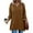 Brown, variant on OGLCCG Hoodies for Women Fashion Split Hem Drawstring Casual Long Sleeve Hooded Sweatshirts with Pockets Spring Fall Loose Pullover Tops,L,Brown