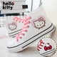 thumbnail image 2 of Zapatos de lona de Hello Kitty para mujer, Zapatillas altas antideslizantes, informales, vulcanizadas, regalos, 2 of 4