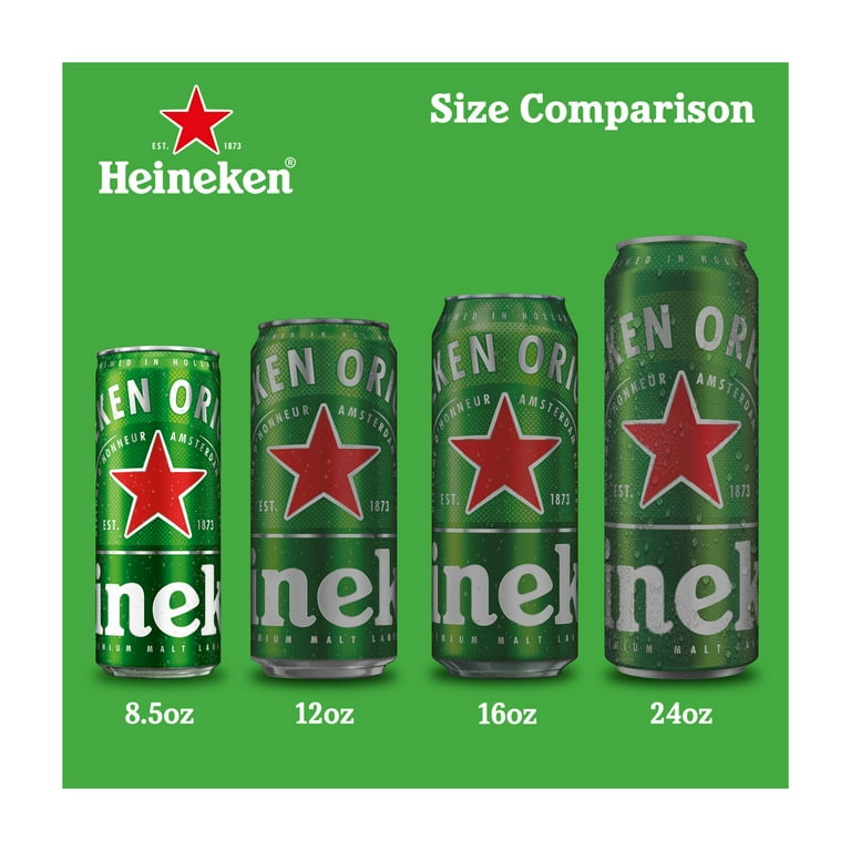 Heineken Original Netherlands Lager Import Beer, 12 pack, 8.5 fl