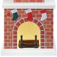 thumbnail image 6 of Mr. Christmas 18 Inch Animated Santa in Chimney with LED Lights and Music, 6 of 7