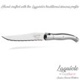 thumbnail image 3 of Chopmate Laguiole Premium Steak Knife Set - 4.5 inch - All Steel Edition - Razor Sharp Kitchen Knives - Forged Stainless Steel - Full Tang Handle - 6 Piece Set + Wood Storage Display Block, 3 of 10
