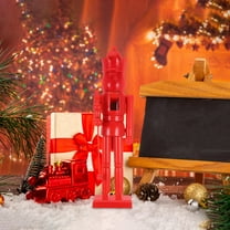 Masteelf  Nutcracker Nutcrackers Table Standing Decorations Soldier Man Red
