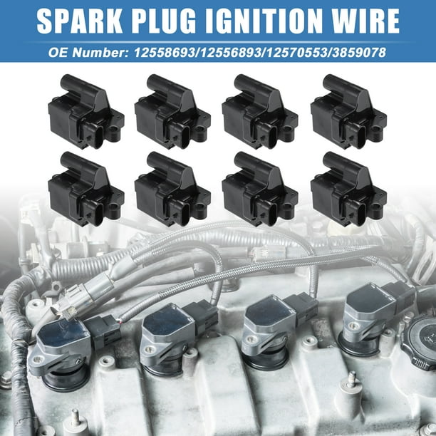 8 Pcs Square Ignition Coil No.12558693/12556893/12570553