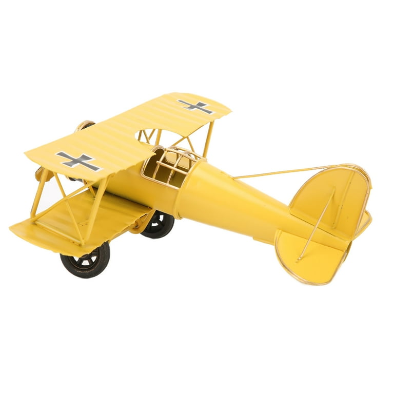 Overig Vliegtuig klok 40cm rood