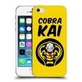thumbnail image 1 of Head Case Designs Officially Licensed Cobra Kai Composed Art Logo 2 Soft Gel Case Compatible with Apple iPhone 5 / 5s / iPhone SE 2016, 1 of 7