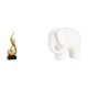 thumbnail image 1 of Escultura abstracta de fuego,Estatua de arte abstracto,adorno para decoración del hogar,Figura de elefante,Figura decorativa de elefante estilo Feng Shui para el hogar,Figura coleccionable, 1 of 8
