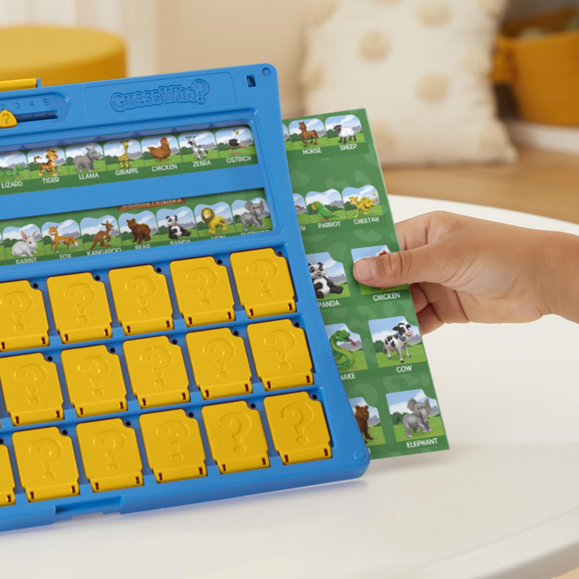 Hasbro Gaming Guess Who? Animal Friends Game, Includes 2 Double-Sided Animal Sheets, 2-Player Board Games for Kids, Ages 6+ (Exclusive)