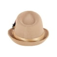 thumbnail image 4 of Kenny K  Dressy Faux Felt Fedora with Feather (Men), 4 of 6