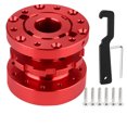 thumbnail image 3 of Kit de Adaptador Espaciador de extensión de Cubo de Volante Ajustable de 40 mm A 70 mm Mejora el Control de Conducción Aluminio Negro Azul Rojo para Entusiastas del Automóvil, 3 of 7