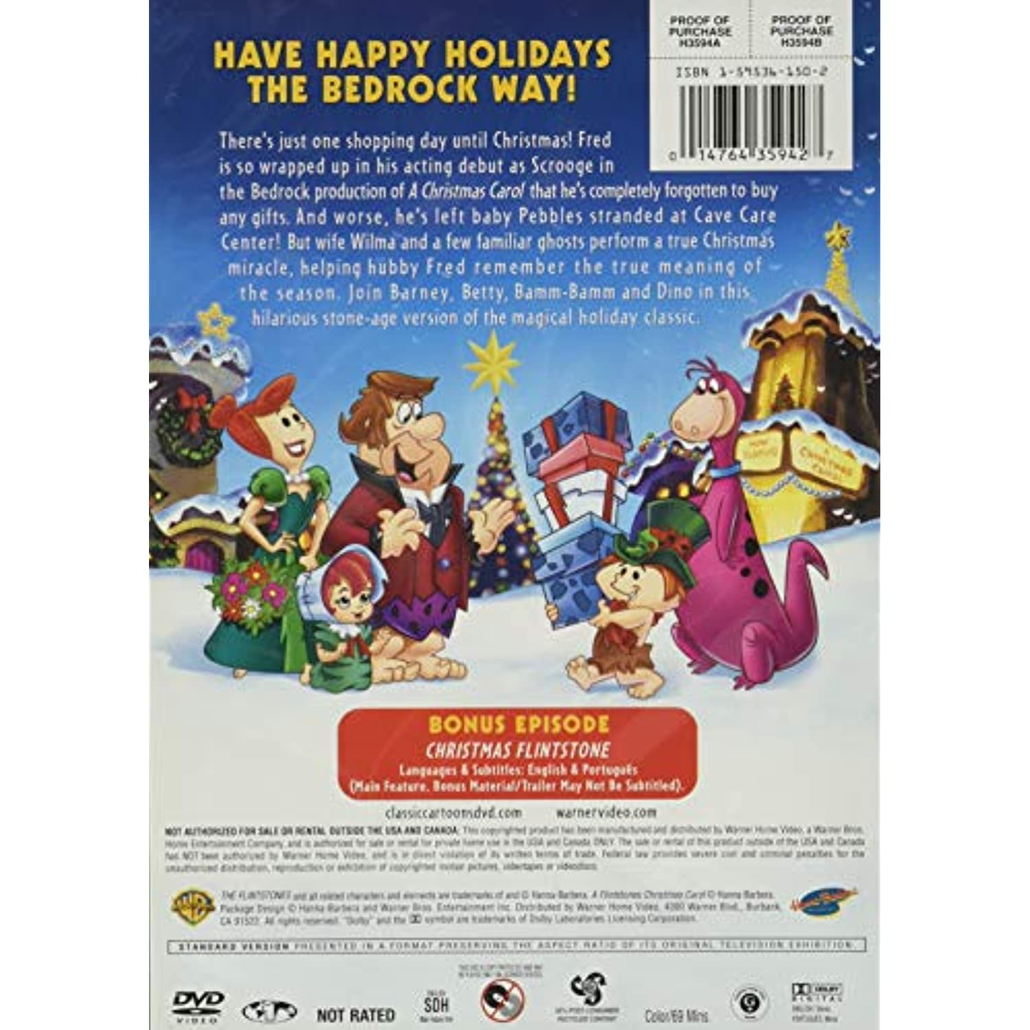 Turner Home Ent's Flintstones Christmas Carol: Classic
