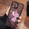 thumbnail image 3 of Case for iPhone Apple 14 13 11 12 MINI Pro XS Max XR X 7 8 SE 2022 2020 6 6S Plus Case Funda Shell Lilo & Stitch Cartoon Anime, 3 of 5