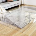 thumbnail image 1 of 4.3x7.2ft Area Rugs Clear Vinyl Plastic Floor Runner Protector，Thickness 1.5mm/0.06in Transparent Chair Mat for Hardwood Floor, Large Office Hallway PVC Area Rug Pad, Clear Floor Protector Carpet, 1 of 8