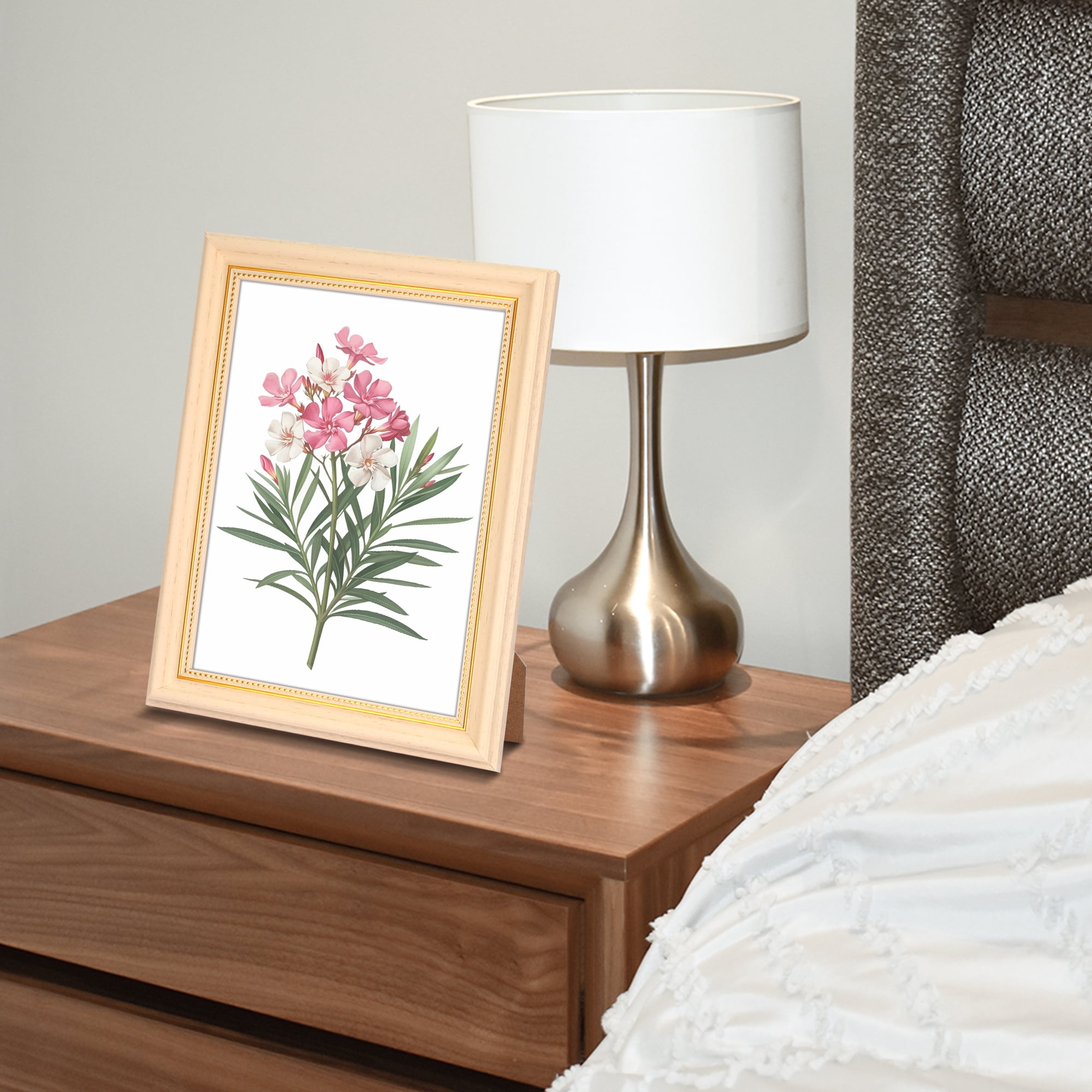 Unique Bargains Picture Frame for Tabletop Wall Hanging Modern Photo Frame 8x10 White