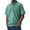 Mint Green, variant on COSFO Solid Big and Tall Polo Shirts for Men Casual Short Sleeve Vintage Classic T-Shirt Relaxed Fit Pullover Summer Collared Tops