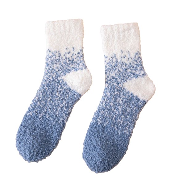 Breezora Womens Ultra Soft Sleeping Slipper Socks Cozy Warm Material for Stocking Stuffers Gift Ideas and Home Use Blue