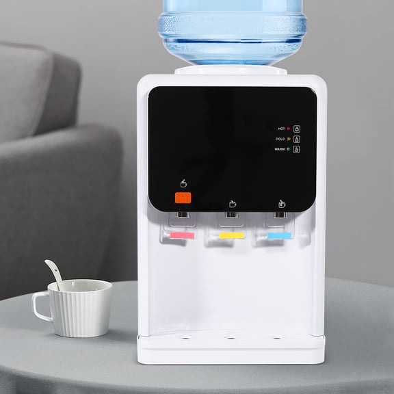 Hot and Cold Water Dispenser, 500W Heating & 75W Cooling with 304 Stainless Steel Liner, Child Safety Lock, Ideal for Offices and Homes