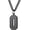 black number 0, variant on Men's Women's Personality Stainless Steel Numbers 1 to 9 Football Hip Hop Rock Minimalist Amulet Necklace
