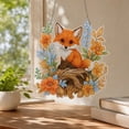 thumbnail image 7 of Kuokaa Fall Diamond Art Hanging Ornament Kit, DIY Autumn Gem Painting Suncatcher with Sparkling Plastic Gems, Printed Pattern and Hanging Cord, Window and Wall Decor (Fox), 7 of 7