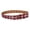 Burgundy, variant on Stylish Retro Pin Clasp Grommet Eyelet Belt For Casual And Formal Wear Double Layer Jeans Waistband 105cm