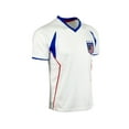 thumbnail image 4 of Rhinox USA Soccer Jersey, Short Sleeve Shirt, White (Medium), 4 of 4