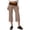 01Brown, variant on Women's Casual Wide Leg Cropped Pants Low Rise Fold Over Stretch Gaucho Pants for Summer Beach Holiday Streetwear