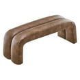 thumbnail image 4 of Dax Accent Bench in Brown, 4 of 9