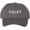Charcoal/White, variant on Valet Baseball Hat | Embroidered Parking Attendant Help Service Park Professional Staff Cap (Black/Gold)
