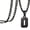 Black Number 0, variant on Black Number Necklace for Men and Women Stainless Steel 00-99 Pendant Athlete Digital 67 Chain Personalized Statement Simple Jewelry Black Number 55