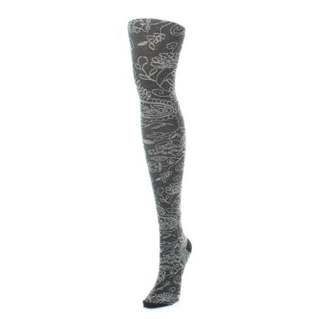 

MeMoi Paisley Pop Cotton Blend Sweater Tights - Mens - Male