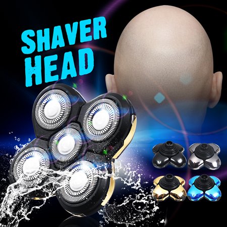 Universal 5 Head Razor Replacement Shaver Head Razor Washed Blades for Rechargeable Electric Shaver Razor Accessories