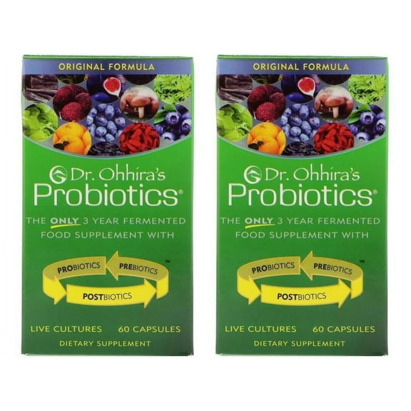 Dr. Ohhira's Essential Formulas Inc., Probiotics, Original Formula, 60 Capsules - 2 Packs