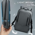 thumbnail image 4 of Mochila hk Business Slim para hombre con cargador USB de 15,6 pulgadas, 4 of 7