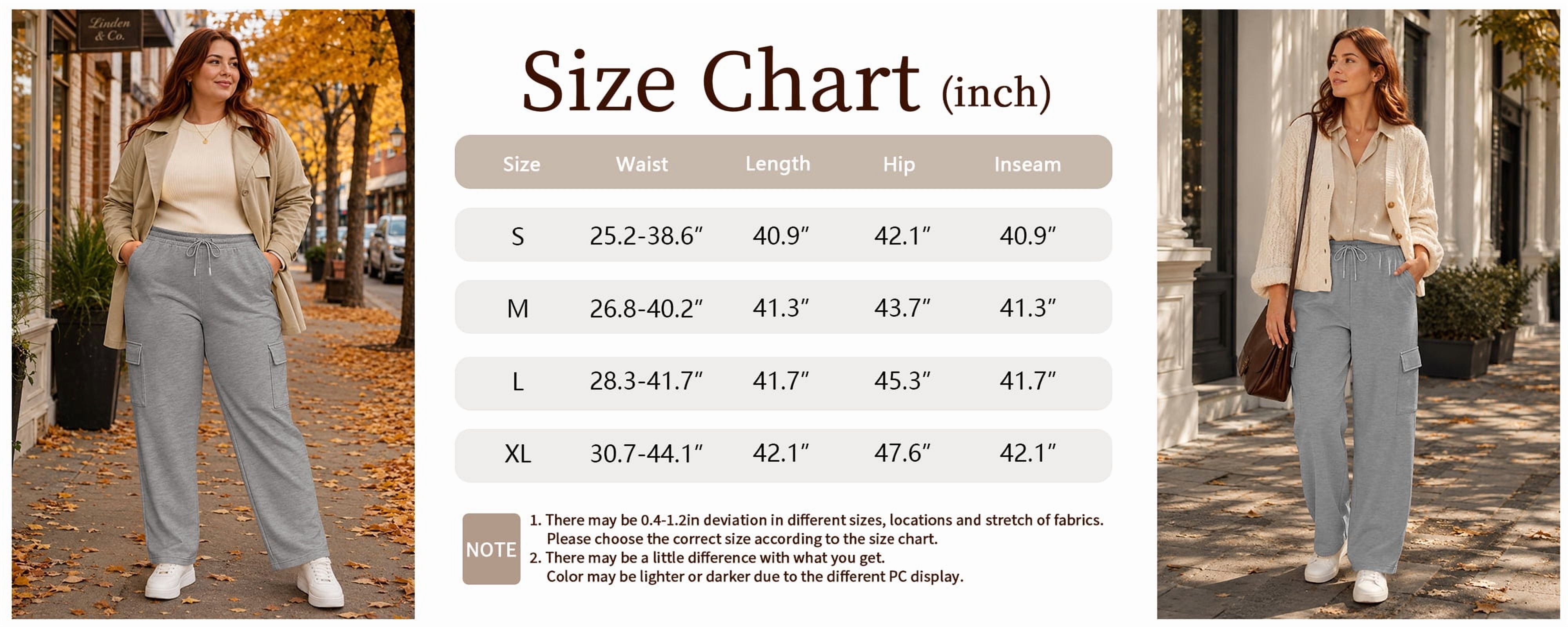 SWQZVT Women's Cargo Sweatpants Baggy Joggers photo 5
