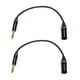 thumbnail image 3 of Cable Pro-Audio Rannsgeer 1/4 TS a XLR macho de 30 cm, paquete de 2, 3 of 3