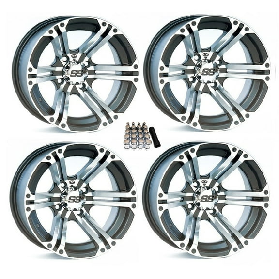 ITP SS212 UTV Wheels/Rims Machined 12" Yamaha Viking Wolverine YXZ1000R